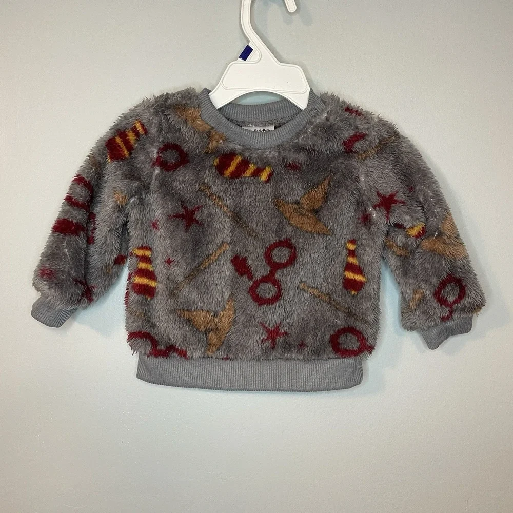 Wizarding World Harry Potter Fuzzy Cozy Toddler‎ Sweater 3-6m